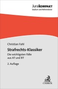 Cover-Bild zum Titel 'Strafrechts-Klassiker' von 'Christian Fahl'