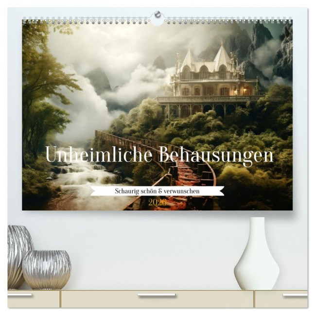 Unheimliche Behausungen (hochwertiger Premium Wandkalender 2026 DIN A2 quer), Kunstdruck in Hochglanz - Daniela Tapper