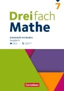 Cover-Bild zum Titel 'Dreifach Mathe 7. Schuljahr - Ausgabe N - Arbeitsheft mit Medien und Lösungen' von ''