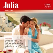 Cover-Bild zum Titel 'Die stürmische Leidenschaft des griechischen Tycoons' von 'Julia James'