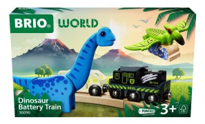 Cover-Bild zum Titel 'BRIO World - Dinosaurier Batteriezug' von ''