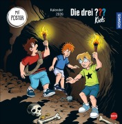 Die drei ??? Kids Broschurkalender 2026 - 