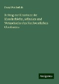 Beitrag zur Kenntniss der Kieselschiefer, Adinolen und Wetzschiefer des Nordwestlichen Oberharzes - Franz Wunderlich