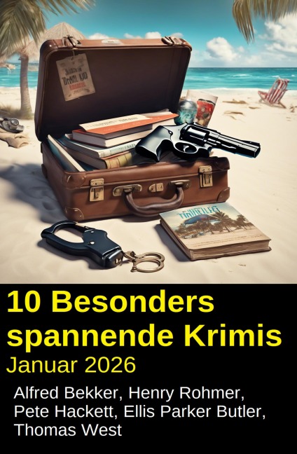 10 Besonders spannende Krimis Januar 2026 - Alfred Bekker, Henry Rohmer, Thomas West, Pete Hackett, Ellis Parker Butler