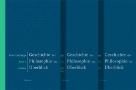 Cover-Bild zum Titel 'Geschichte der Philosophie im Überblick 1-3' von 'Franz Schupp'