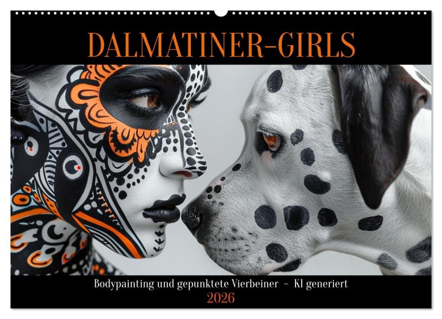 Dalmatinergirls (Wandkalender 2026 DIN A2 quer), CALVENDO Monatskalender - Cathrin Illgen