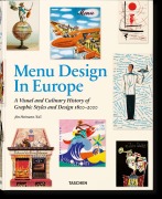 Cover-Bild zum Titel 'Menu Design in Europe' von 'Steven Heller'