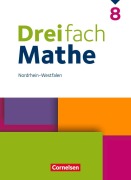 Cover-Bild zum Titel 'Dreifach Mathe 8. Schuljahr. Nordrhein-Westfalen - Schulbuch' von 'Ariane Simon, Anja Buchmann, Godehard Stein, Klaus Heckner, Jacqueline Weecks'