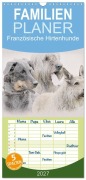 Cover-Bild zum Titel 'Familienplaner 2027 - Französische Hirtenhunde 2027 mit 5 Spalten (Wandkalender, 21 x 45 cm) CALVENDO' von 'Andrea Redecker'