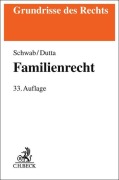 Cover-Bild zum Titel 'Familienrecht' von 'Dieter Schwab, Anatol Dutta'