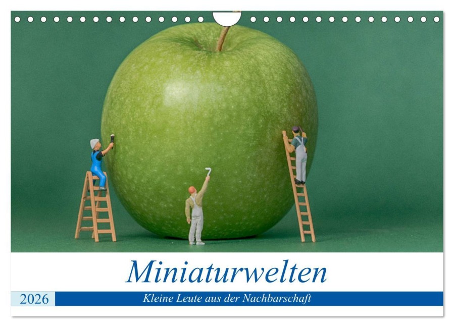 Miniaturwelten - Kleine Leute aus der Nachbarschaft (Wandkalender 2026 DIN A4 quer), CALVENDO Monatskalender - Jürgen Trimbach