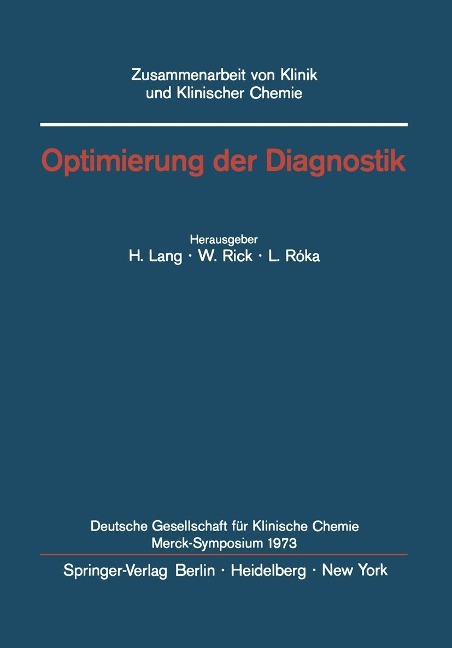 Optimierung der Diagnostik - 
