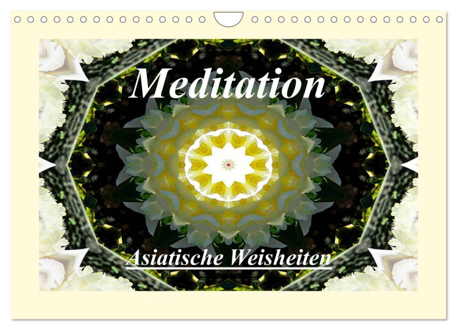 Meditation - Asiatische Weisheiten (Wandkalender 2025 DIN A4 quer), CALVENDO Monatskalender - Art-Motiva Art-Motiva