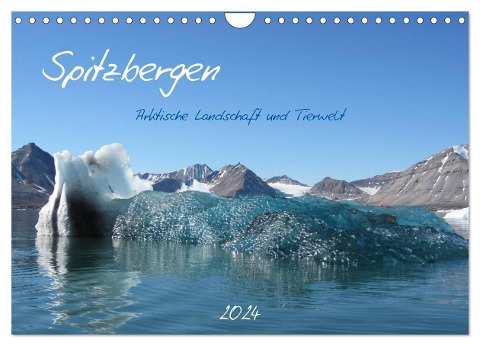 Spitzbergen (Wandkalender 2024 DIN A4 quer), CALVENDO Monatskalender - Brigitte Schlögl