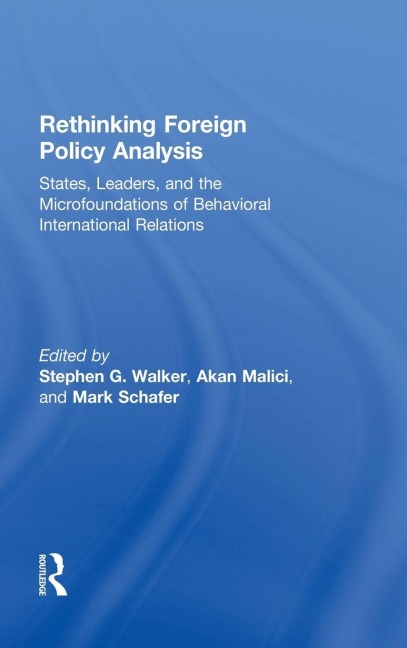 Rethinking Foreign Policy Analysis - 