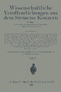 Wissenschaftliche Veröffentlichungen aus dem Siemens-Konzern - Heinrich Von Boul, Robert Jaeger, Werner Jubitz, Jürgen Issendorff, Florus Kertscher