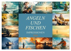Cover-Bild zum Titel 'Angeln und Fischen Impressionen (Wandkalender 2026 DIN A4 quer), CALVENDO Monatskalender' von 'Dirk Meutzner'