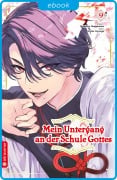 Cover-Bild zum Titel 'Mein Untergang an der Schule Gottes 09' von 'Natsu Hyuuga, Modomu Akagawara'