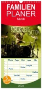 Familienplaner 2026 - Schlagzeug Action mit 5 Spalten (Wandkalender, 21 x 45 cm) CALVENDO - Renate Bleicher