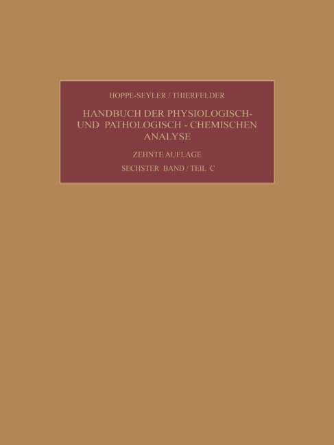 Enzyme - Robert A. Alberty, Felix Hoppe-Seyler, Konrad Lang, Günther Siebert, Hans Thierfelder