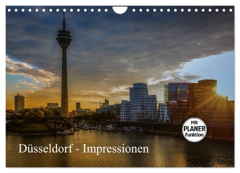 Düsseldorf - Impressionen (Wandkalender 2025 DIN A4 quer), CALVENDO Monatskalender - Michael Fahrenbach