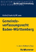 Cover-Bild zum Titel 'Gemeindeverfassungsrecht Baden-Württemberg' von ''