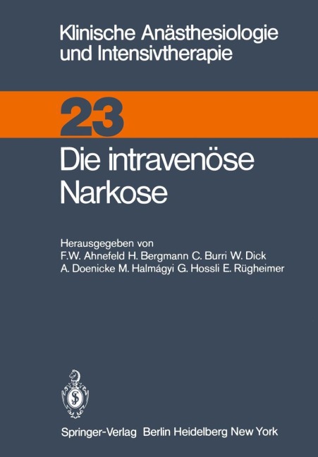 Die intravenüse Narkose - 