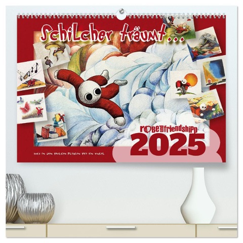 Schilcher träumt ... (hochwertiger Premium Wandkalender 2025 DIN A2 quer), Kunstdruck in Hochglanz - Robe Und Friendshipp