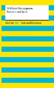 Cover-Bild zum Titel 'Romeo und Julia. Textausgabe mit Kommentar und Materialien' von 'William Shakespeare'