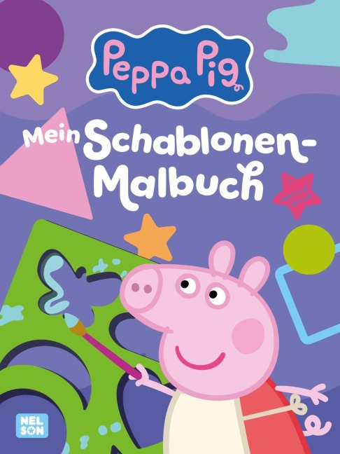 Peppa Wutz Ausmalbilder: Mein Schablonen-Malbuch - 