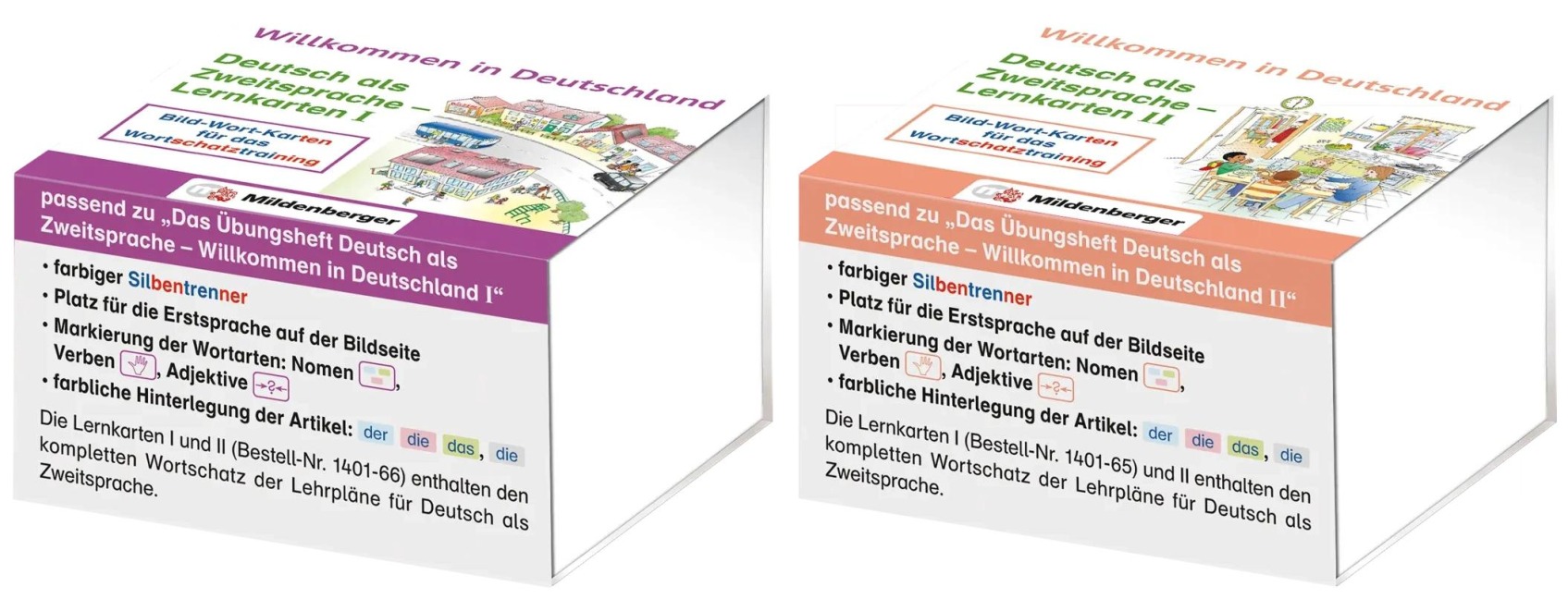 Willkommen in Deutschland - Lernkarten Deutsch als Zweitsprache I und II - Tina Kresse, Susanne McCafferty