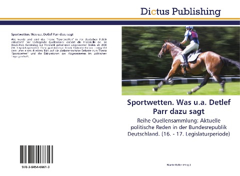 Sportwetten. Was u.a. Detlef Parr dazu sagt - 