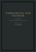 Cover-Bild zum Titel 'Forschung und Technik' von 'W. Petersen'