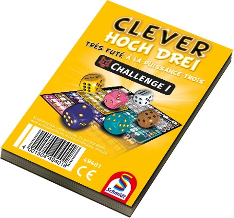 Clever hoch Drei, Challenge Block, 12 Stück - 