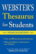 Cover-Bild zum Titel 'Webster's Thesaurus for Students, Fourth Edition' von ''