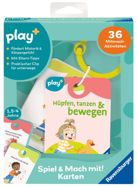 Play+ Spiel und Mach mit! Karten: Hüpfen, tanzen & bewegen - ab 1,5 Jahre - Ida Mersdorf