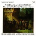 Cover-Bild zum Titel 'Kleine Nachtmusik KV 525/Serenata Notturna KR 239/' von 'Heidelberger Kammerorchester'