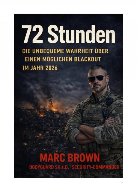 72 Stunden - Die unbequeme Wahrheit über einen möglichen Blackout im Jahr 2026 - Marc Brown