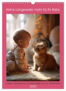 Cover-Bild zum Titel 'Keine Langeweile mehr für ihr Baby (Wandkalender 2026 DIN A3 hoch), CALVENDO Monatskalender' von 'Peter Rübsamen'