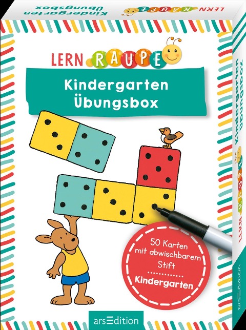 Lernraupe - Kindergarten-Übungsbox - 