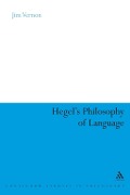 Cover-Bild zum Titel 'Hegel's Philosophy of Language' von 'Jim Vernon'