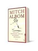 Cover-Bild zum Titel 'Die fünf Menschen, die dir im Himmel begegnen' von 'Mitch Albom'