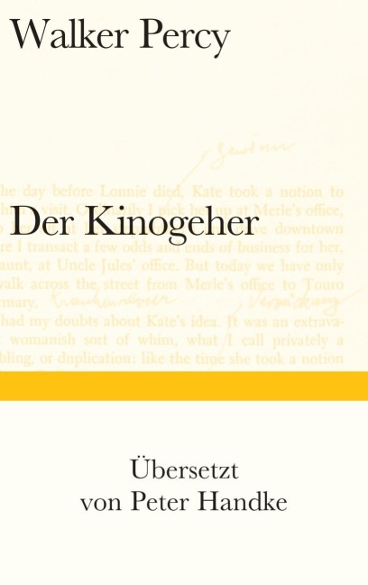 Der Kinogeher - Walker Percy