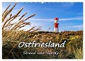 OSTFRIESLAND Strand und Mee(h)r (Wandkalender 2025 DIN A2 quer), CALVENDO Monatskalender - Andrea Dreegmeyer