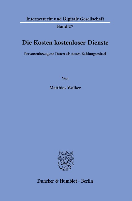 Die Kosten kostenloser Dienste - Matthias Walker