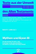 Cover-Bild zum Titel 'Mythen und Epen III' von 'Elke Blumenthal, Friedrich Junge, Frank Kammerzell, Antonio Loprieno, Gerald Moers'