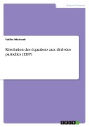 Cover-Bild zum Titel 'Résolution des équations aux dérivées partielles (EDP)' von 'Fatiha Mesloub'