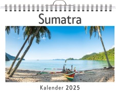 Cover-Bild zum Titel 'Sumatra - (Wandkalender 2025, Kalender DIN A4 quer, Monatskalender im Querformat mit Kalendarium, das perfekte Geschenk)' von 'Zoe Friedrich'