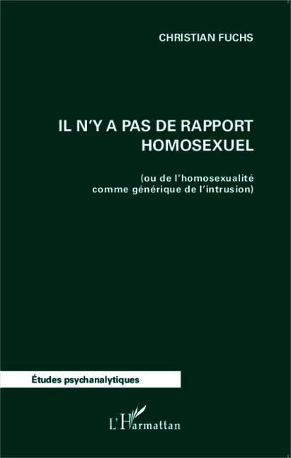 Il n'y a pas de rapport homosexuel - Christian Fuchs