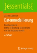Cover-Bild zum Titel 'Datenmodellierung' von 'Andreas Gadatsch'